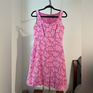 Vintage Ann Taylor Pink Floral Dress Size 2